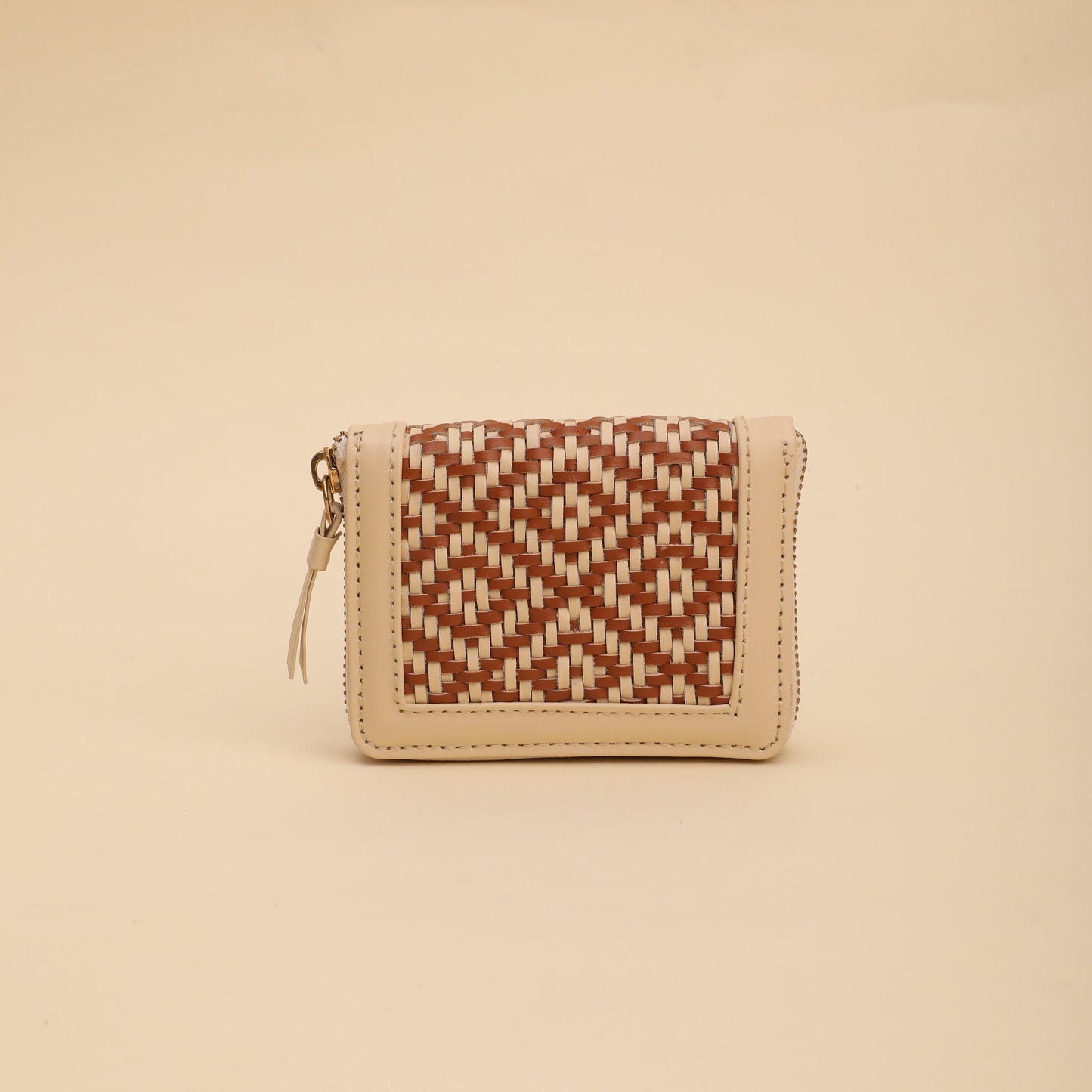 Small Continental Wallet (Off-White)