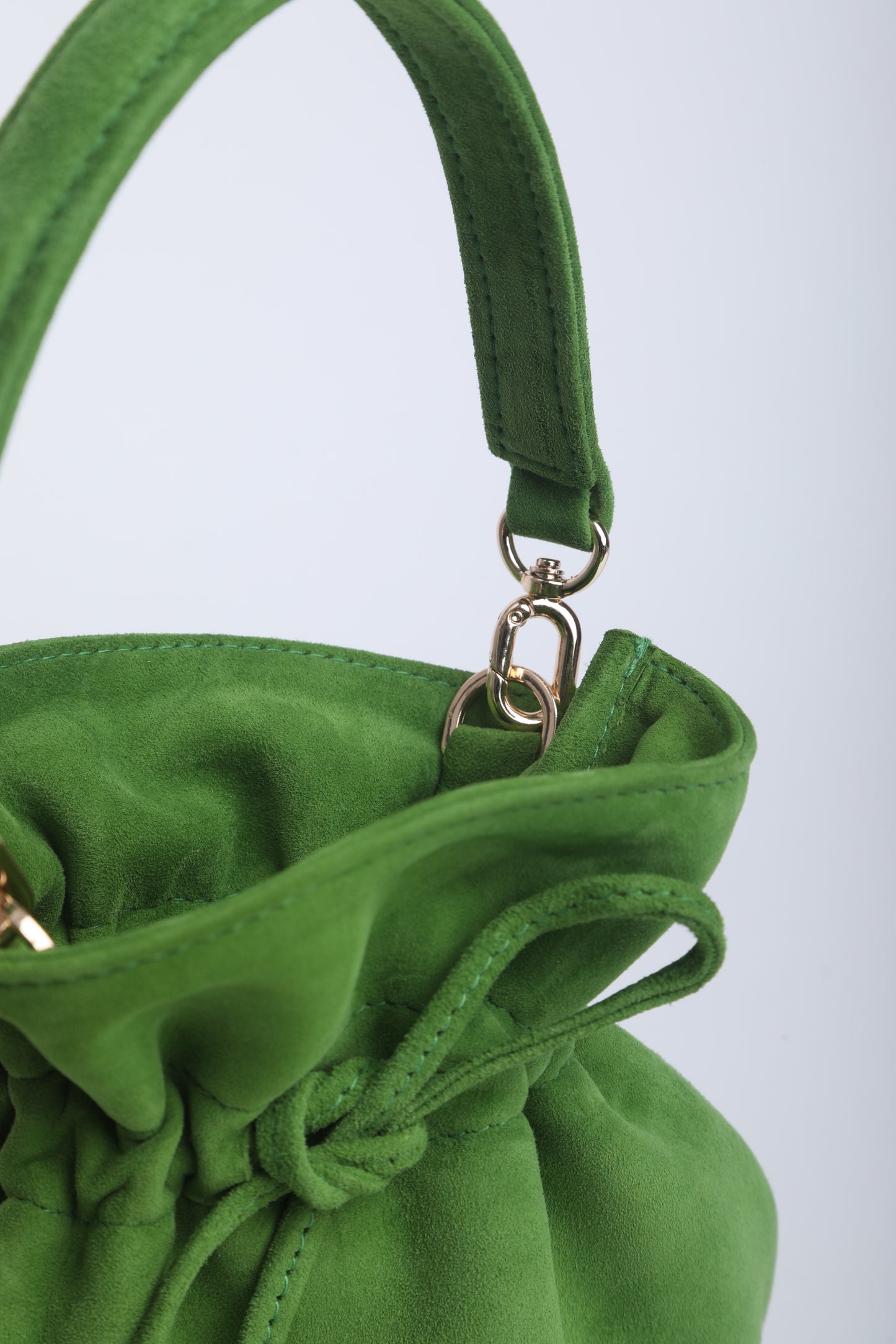 Tulip Drawstring Bag (Suede)