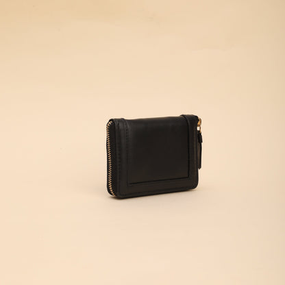 Small Continental Wallet (Black)
