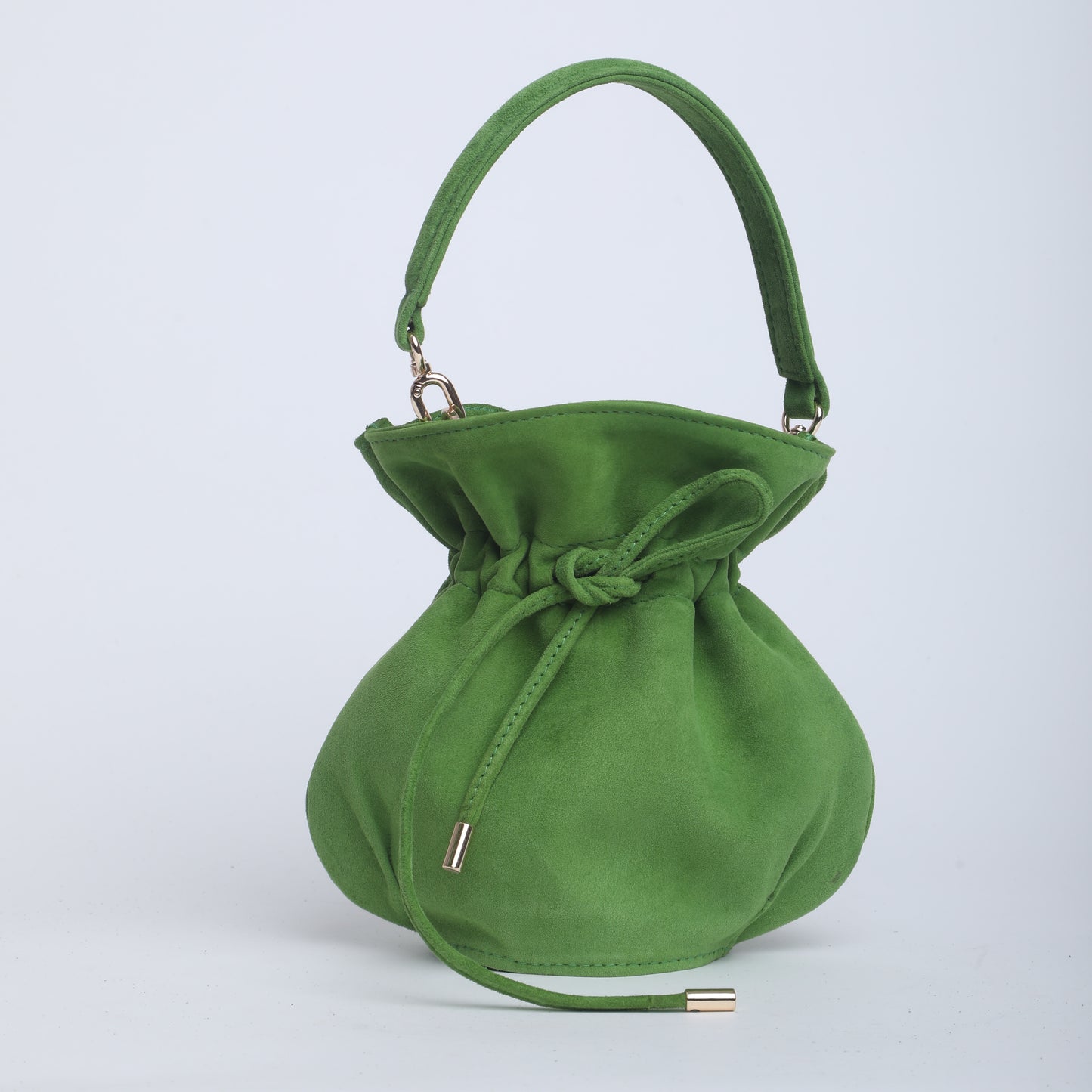 Tulip Drawstring Bag (Suede)